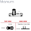 Barbell dermal SA-11 (Schroef op)