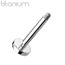 Labret-T QXTALP4 (Schroef op staafje) 4 mm disk