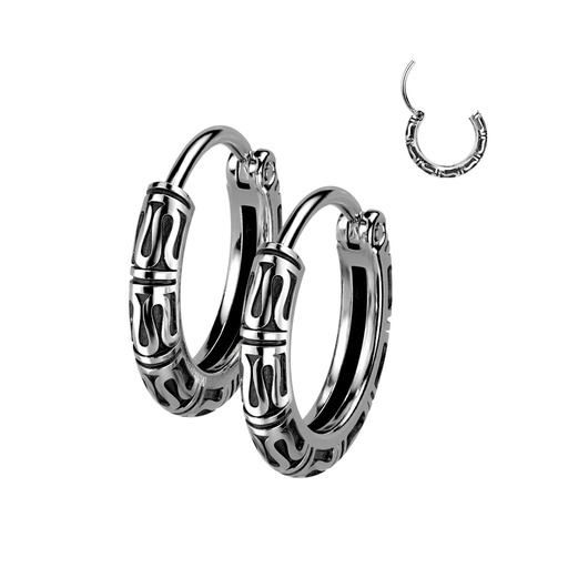 [C91-35/SE4279-ST] Oorbel SE4279 (Tribal patroon)