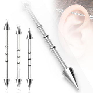 [C31-6/38-1.6/BSP42-ST] Barbell balletjes BSP42 (Industrial)